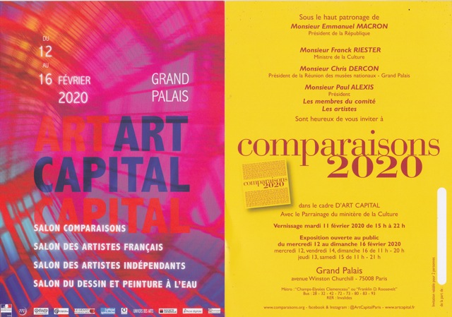 INVITATION COMPARAISONS 2020